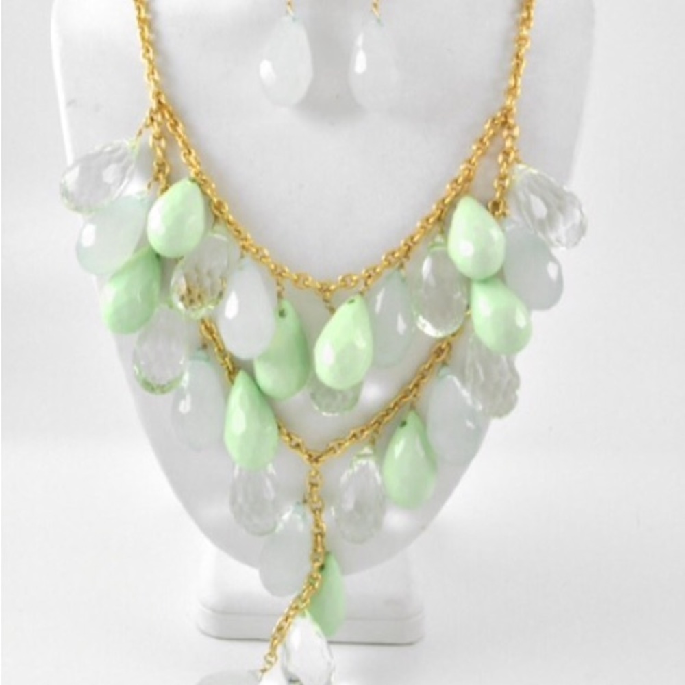 Mint Layered Necklace